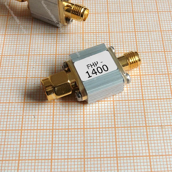 1400MHz High Pass Filter RF Coaxial LC Filter Ultra Small SMA Interface