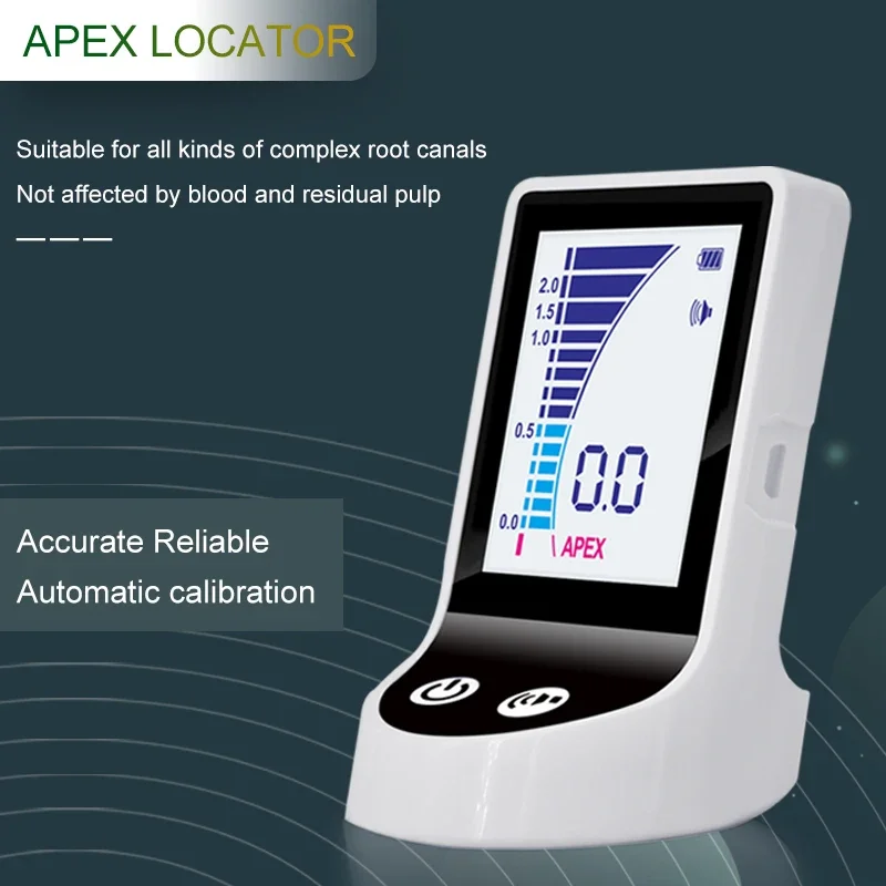 Peralatan gigi Apex Locator murah, pencari lokasi resolusi tinggi warna layar LCD Apex Dental