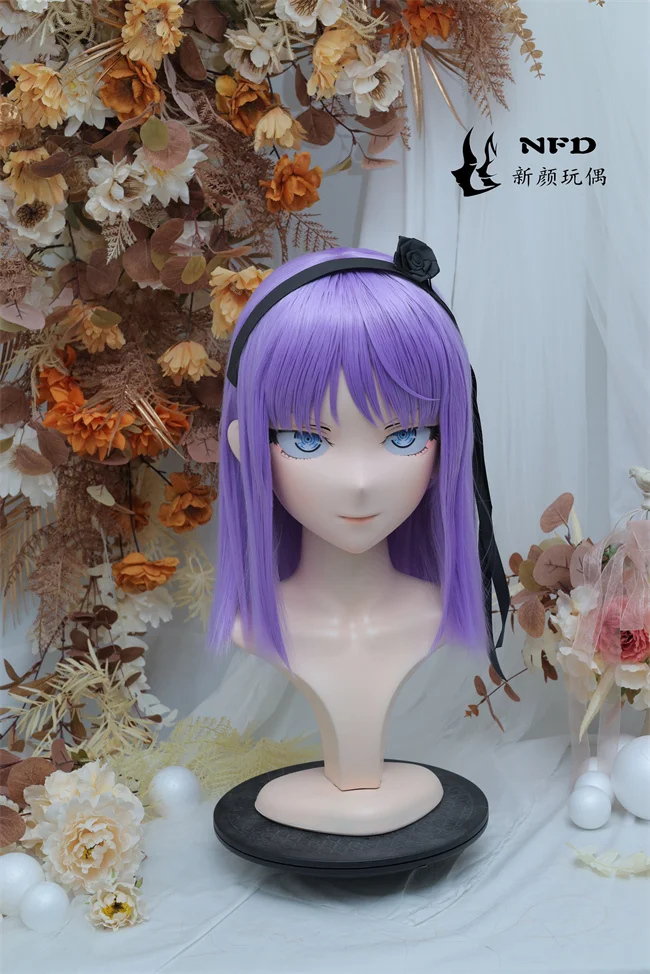 (NFD-47-52) تخصيص كامل الرأس مع قفل كروسدريس دمية أنثى/فتاة انمي ياباني شخصية كرتونية كيغ تأثيري قناع كيجورومي