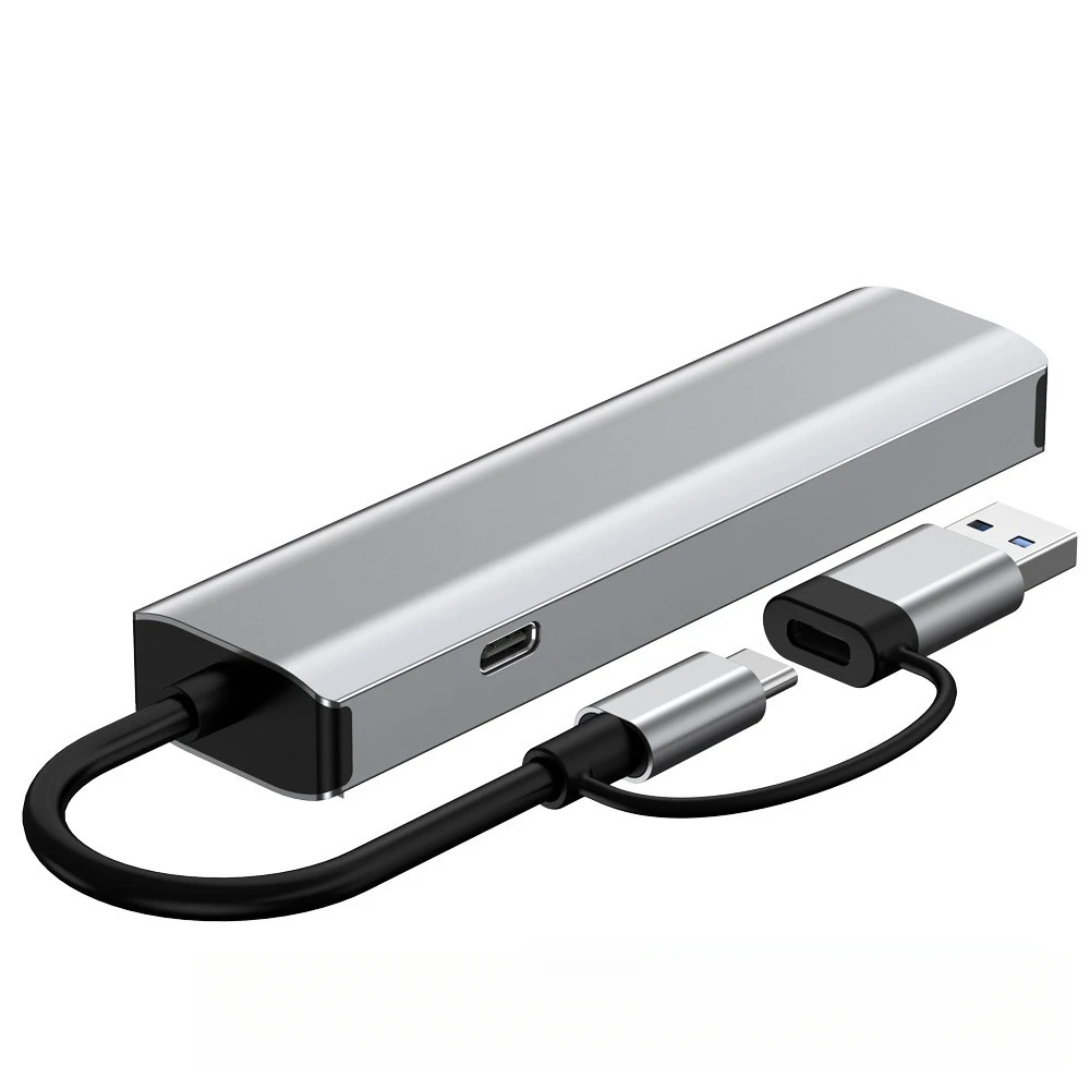 Typ-C USB 2-in-1 Gigabit kabelgebundene Netzwerkkarte für Laptop und Tablet USB auf Ethernet 2.5 – Detail 14