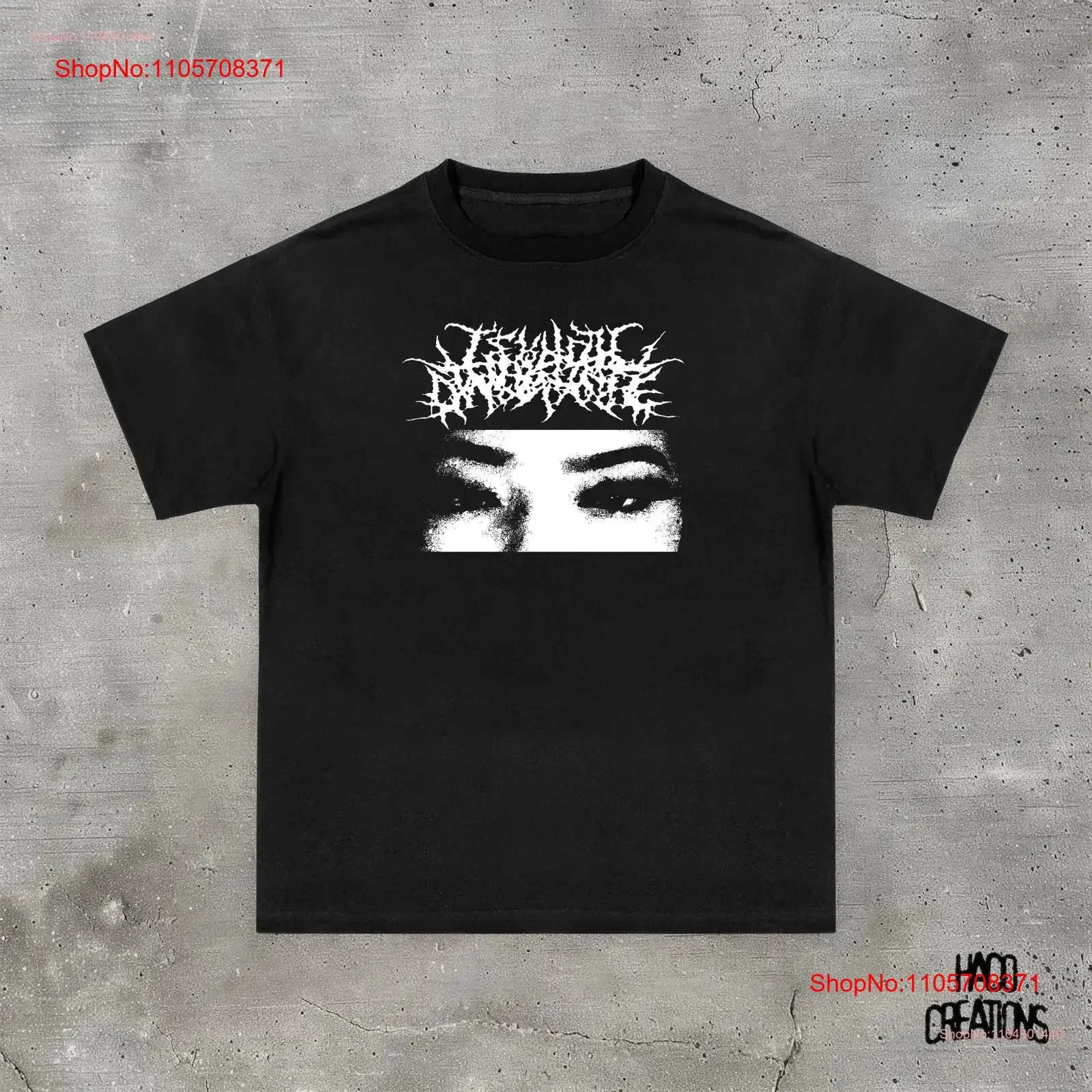 Y2K Eyes Streetwear T Shirt Vamp Opium Aesthetic Merch vintage Washed Versatile graphic Comfortable streetwear homme
