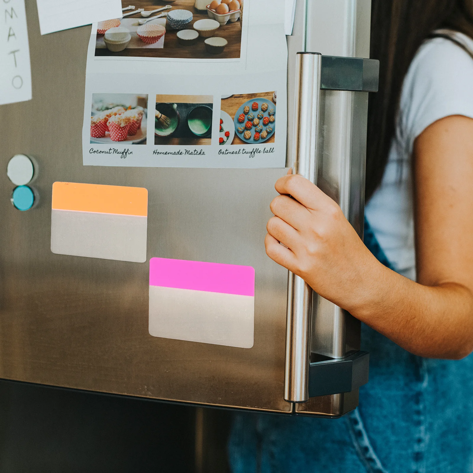 Fluorescent Transparent Memo Pads For Students Office School Small Idea Notebook Notepad Self-Adhesive Tabs