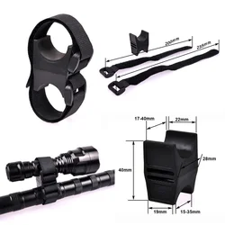 Multi-Purpose Bike Strap Band, lanterna LED, LED Tourch Mount Holder, braçadeira de bloqueio, banda mágica, Mountain Bicycle Acessórios