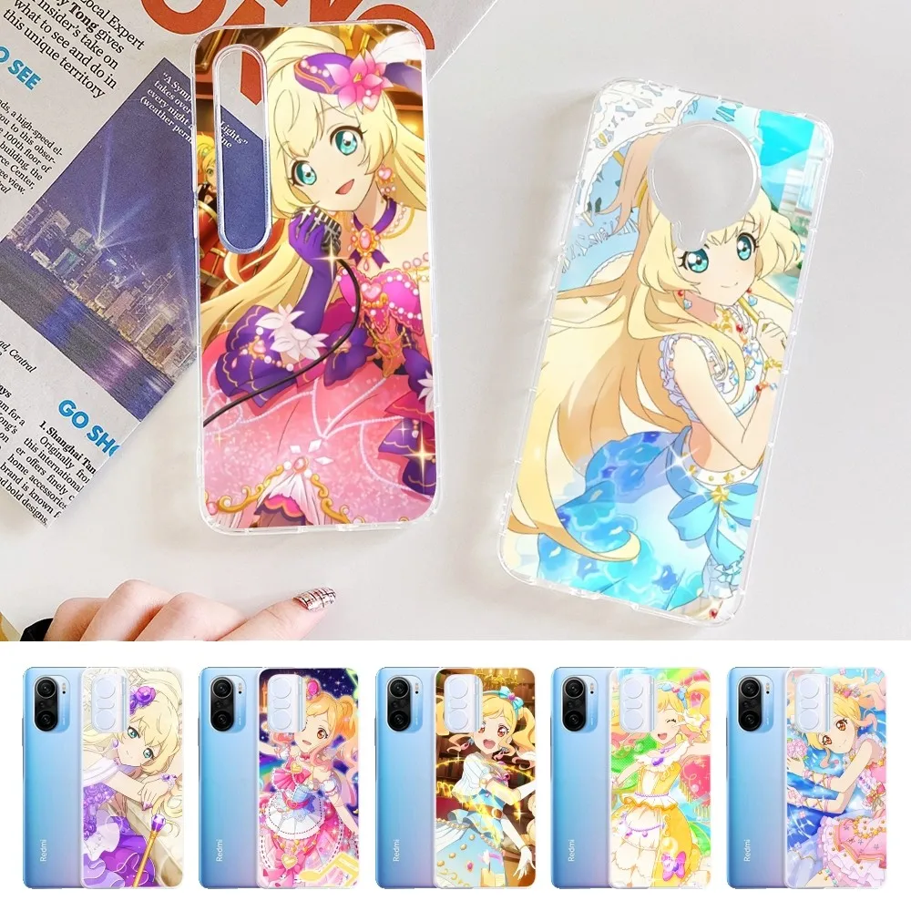 Cartoon Aikatsu Phone Case for Samsung S21 A10 for Redmi Note 7 9 for Huawei P30Pro Honor 8X 10i Cover