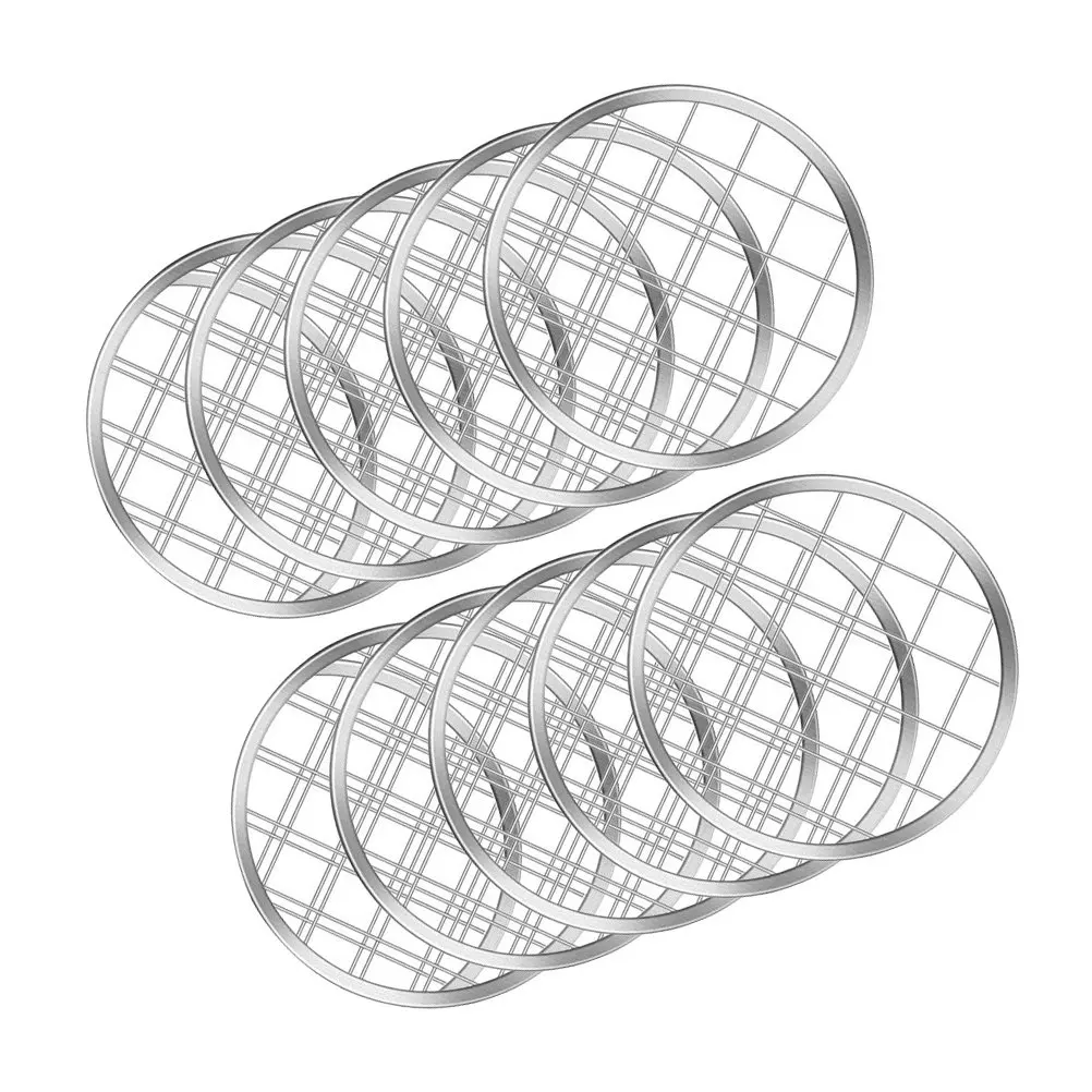 

10 шт. металлических сеток для цветов из нержавеющей стали для банок, держатели для цветочных композиций, легко моются, прочные, инструмент для аранжировки цветов, принадлежности для банок