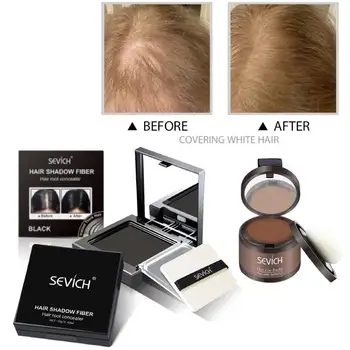 Sevich 12g Saç Çizgisi Gölge Tozu Saç Dolum Onarım Alın Saç Çizgisi Tozu Su Geçirmez Sweatproof Saç Çizgisi Dolum Tozu