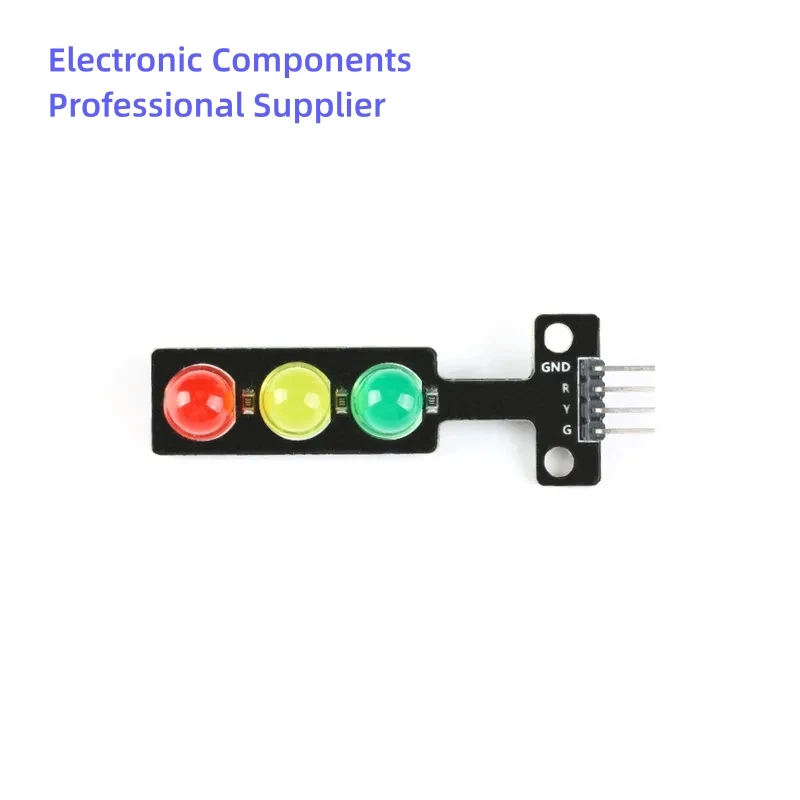 10pcs/1pc Mini 5V Traffic Light LED Display Module for Arduino Red Yellow Green F5 5mm LED RGB -Traffic Light DIY Electronic Kit