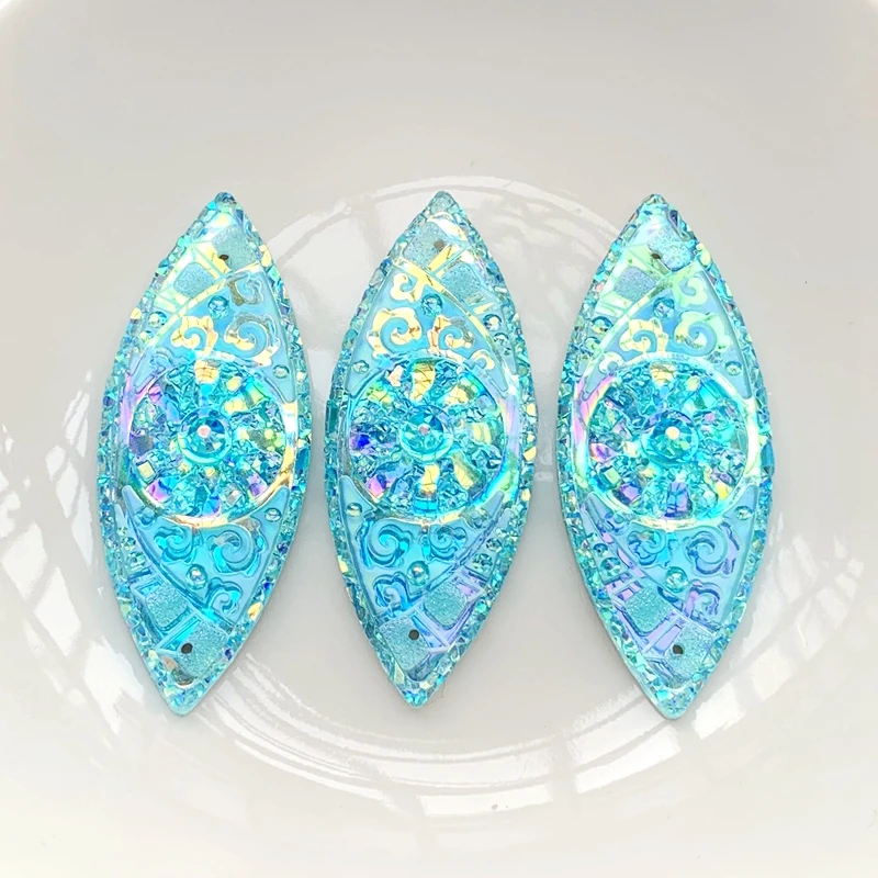 Cosmic Constellation Resin Flat Back Rhinestone Native Earring Accessories DIY Decorations 8pcs/lot