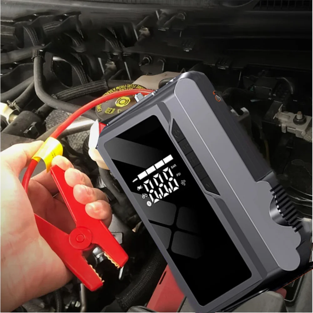 398000mAh 1500A Car emergency starting power supply  big capacity  12 volt jump starter car batte with 5 functions