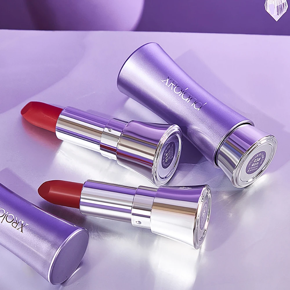 3 قطعة/مجموعة كلاسيكية رائجة البيع المكياج للنساء أحمر الشفاه روج أحمر عاري الشفاه عصا الرطوبة ماتي ملمع الشفاه الشفاه ماكياج مستحضرات التجميل