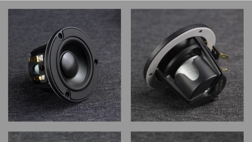 2PCS GHXAMP 2.5" 75MM Full-Range Speaker Driver Magnesium-Aluminum Cone & Neodymium 25W Hifi 146Hz for Peerless RF75W-04 view 5