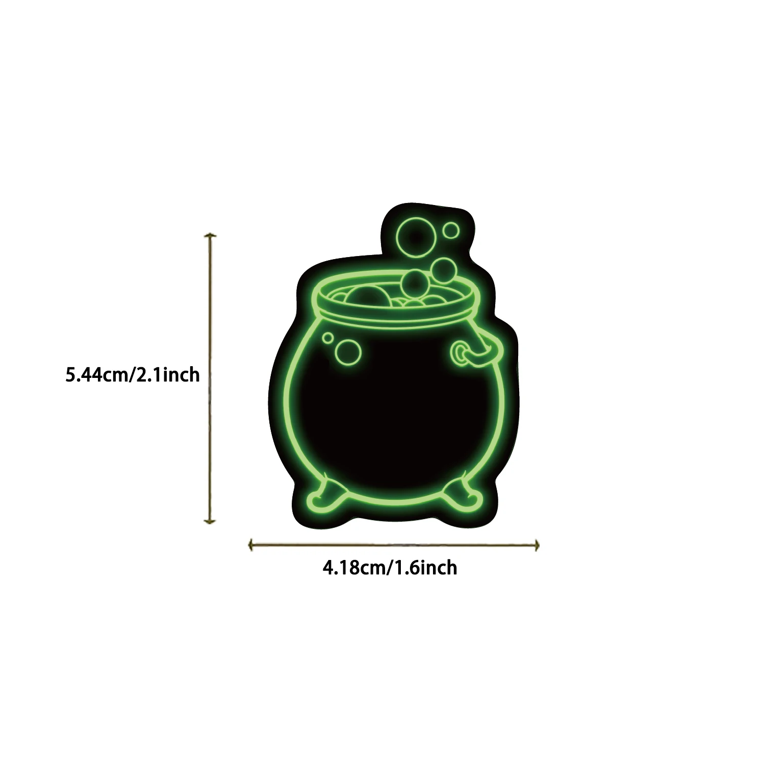 100PCS Neon Halloween Stickers for Vibrant Graffiti Decorate Laptops, Phones, Luggage, and Water Bottles Waterproof Stickers