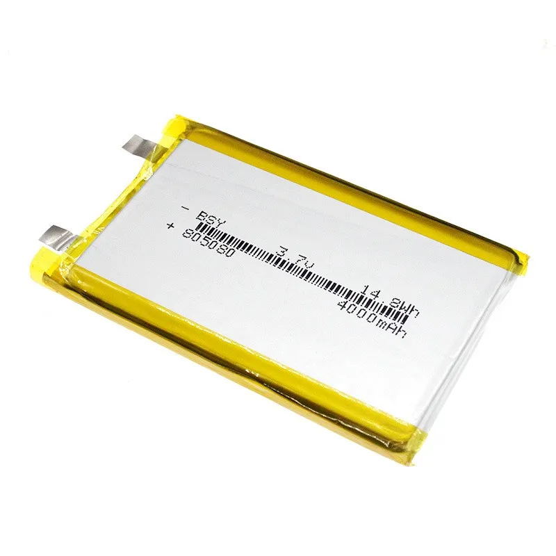 Compre mais barato 805080-4000MAH Nova célula de bateria de íon de lítio de polímero de grau A célula especial para banco de potência móvel