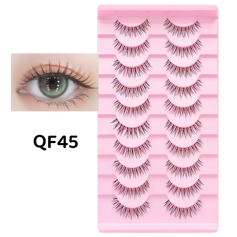 DINGSEN 10 Paar Transparente Anime-Naturwimpern Manga-Wimpern Koreanische Make-up-Wimpern Großhandel Künstliche Wimpern – Detail 18