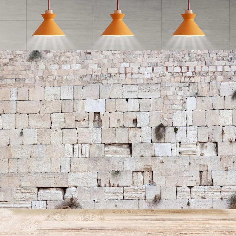 Western Wall Photography Backdrop Wailing Wall Jerusalem Israel Background Judaism Home Party Decor Poster Banner