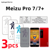 3pcs HD Hydrogel Film For Meizu Pro 7 Plus Matte Screen Protector For Meizu Pro7 Eye Care Anti Spy Privacy Matte Protective Film