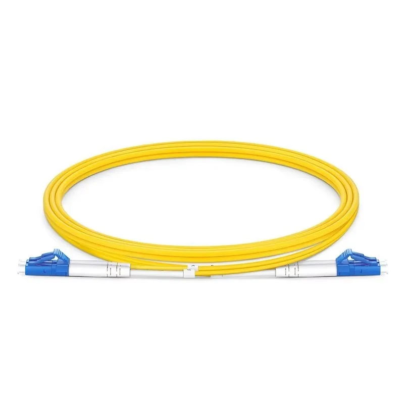 Singlemode Simplex OS2 Fiber Patch Cord 1M 3.0mm 9/125 LC/UPC Optical Jumper For FTTX Telecommunication Network Wiring