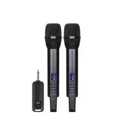 Recharging Echo Treble Bass 2.4G Wireless Handheld Microphone for Karaoke