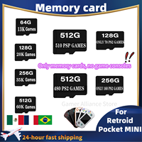 FOR ANBERNIC Retroid Pocket MINI RP MINI Handheld Retro Game Console Memory Card TF Card 510 PSP Games 512G 60000 Games PS2 Game