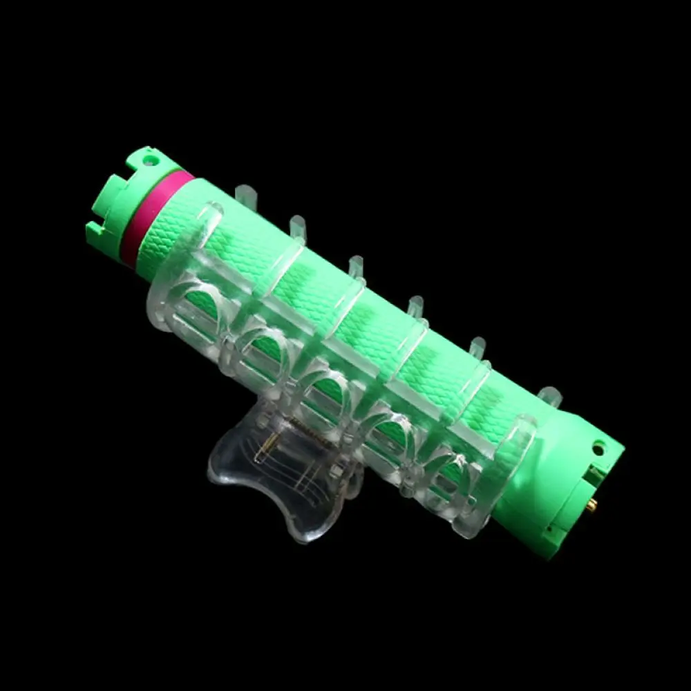 Transparent Crystal Perm Clamp Heat Resistant Professional Salon Tool For Hair Curling Machine Rod Fixing