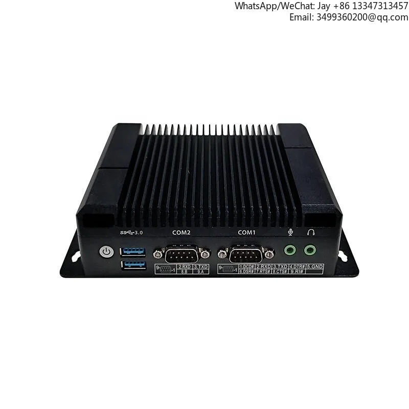 

Безвентиляторный мини-ПК N100/N97, защищенный встраиваемый компьютер NIS-983H с 2*LAN + 2*COM + 6*USB