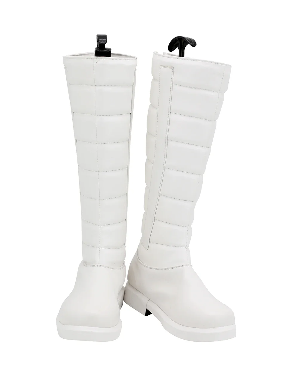 Bottes de Cosplay Ben Solo en Cuir Blanc, Chaussures Sur Mesure, Toutes Tailles, pour Adultes et Enfants