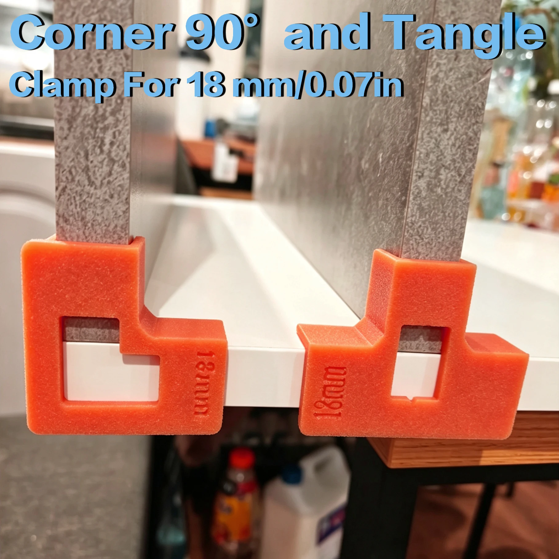 6Pcs Woodworking Right Angle Positioning Clips, Shelf Brackets, Woodworking Tools and Accessories, Auxiliary Positioning Tools for Panel Furniture Assembly, Corner Brackets, DIY Woodworking Board Joining Clamps, Positioning Tools, Woodworking Drilling and Installation Auxiliary Clamps, Fixing Brackets, Auxiliary Clips; 90 °   Right Angle Bracket, Suitable for Wardrobe Assembly, Cabinet Installation, Storage Cabinet Assembly, Woodworking Support; Woodworking Auxiliary Positioning Tool, Corner Bracket.