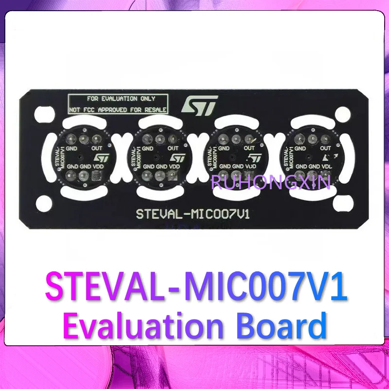 STEVAL-MIC007V1 IMP23ABSU MEMS Analog Omnidirectional Microphone Audio Evaluation Board