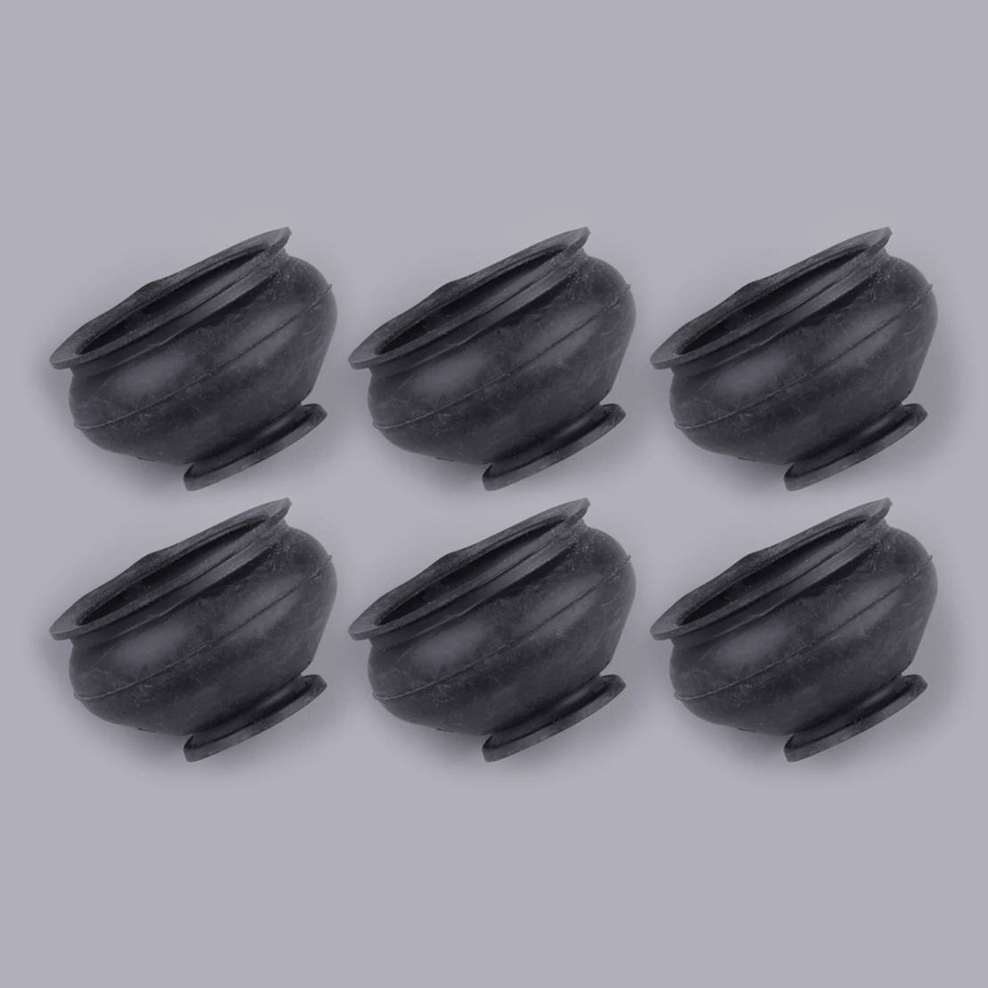 

6pcs 11mm Universal Car Black Rubber Tie Rod End Ball Joint Dust Boots Covers Gaiters