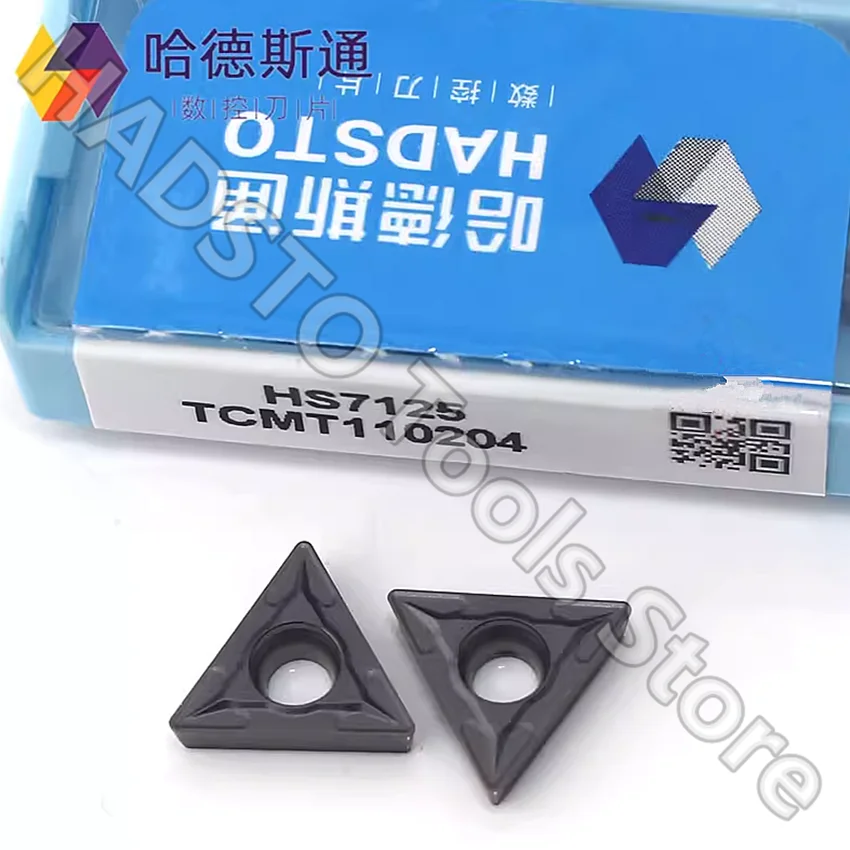 TCMT110204 HS7125 TCMT110204 TCMT21.51 HADSTO CNC carbide inserts Turning insert For Steel, Stainless steel, Cast iron 10pcs/box