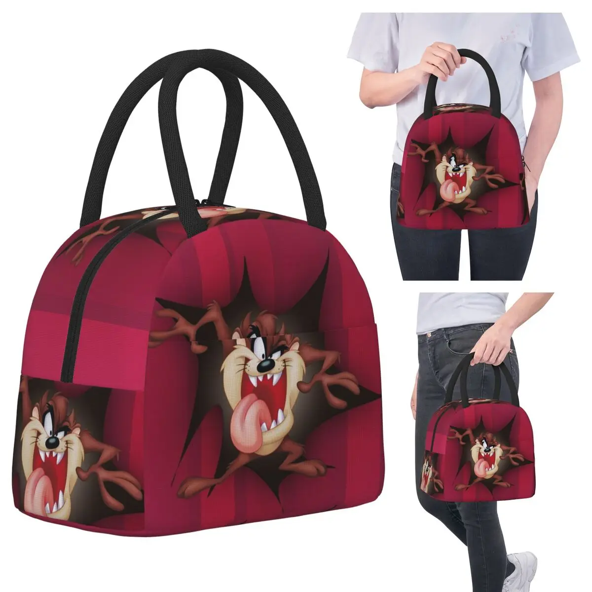 

Cartoon Tasmanian Devil Comic Insulated Lunch Bag for Kids School Cooler Thermal Food Box Tote Portable Lunch Boxes Container