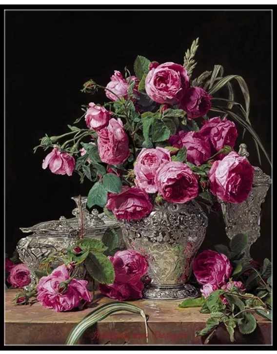 

Рукоделие для вышивания DIY DMC цвет Высокое качество - Наборы для вышивки счетным крестом 14 карат Картина маслом - Rosen