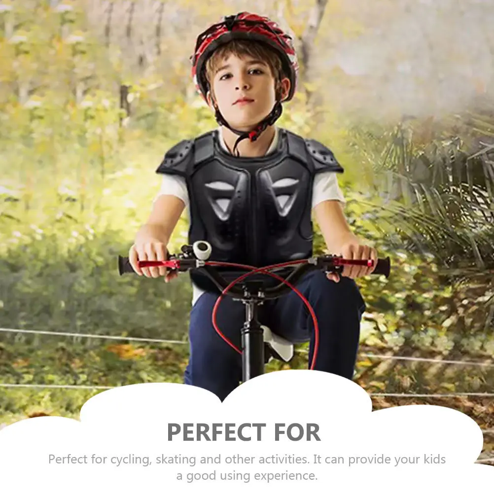 

Kids Protective Chest Back Spine Guard Adjustable Elastic Waist Snowboarding Riding Cycling Motorcycle