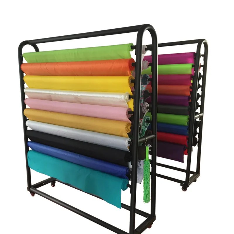 

Textile fabric display stand Fabric color card Mobile sample cloth Tablecloth rack Leather rack