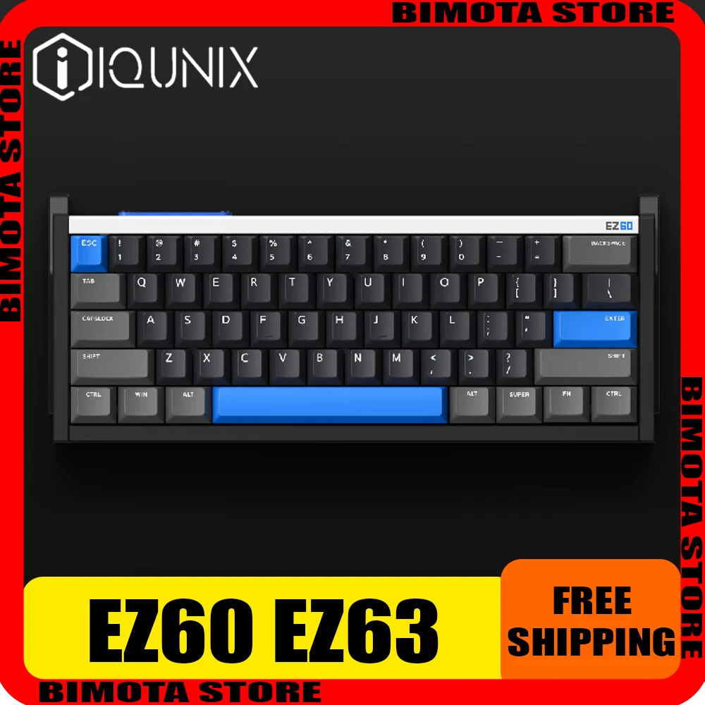 

IQUNIX EZ63 EZ60 Magnetic Switch Keyboard 8K Return Aluminium Alloy Gaming Keyboard Hot Swap RGB Gasket Pc Gamer Valorant Gifts