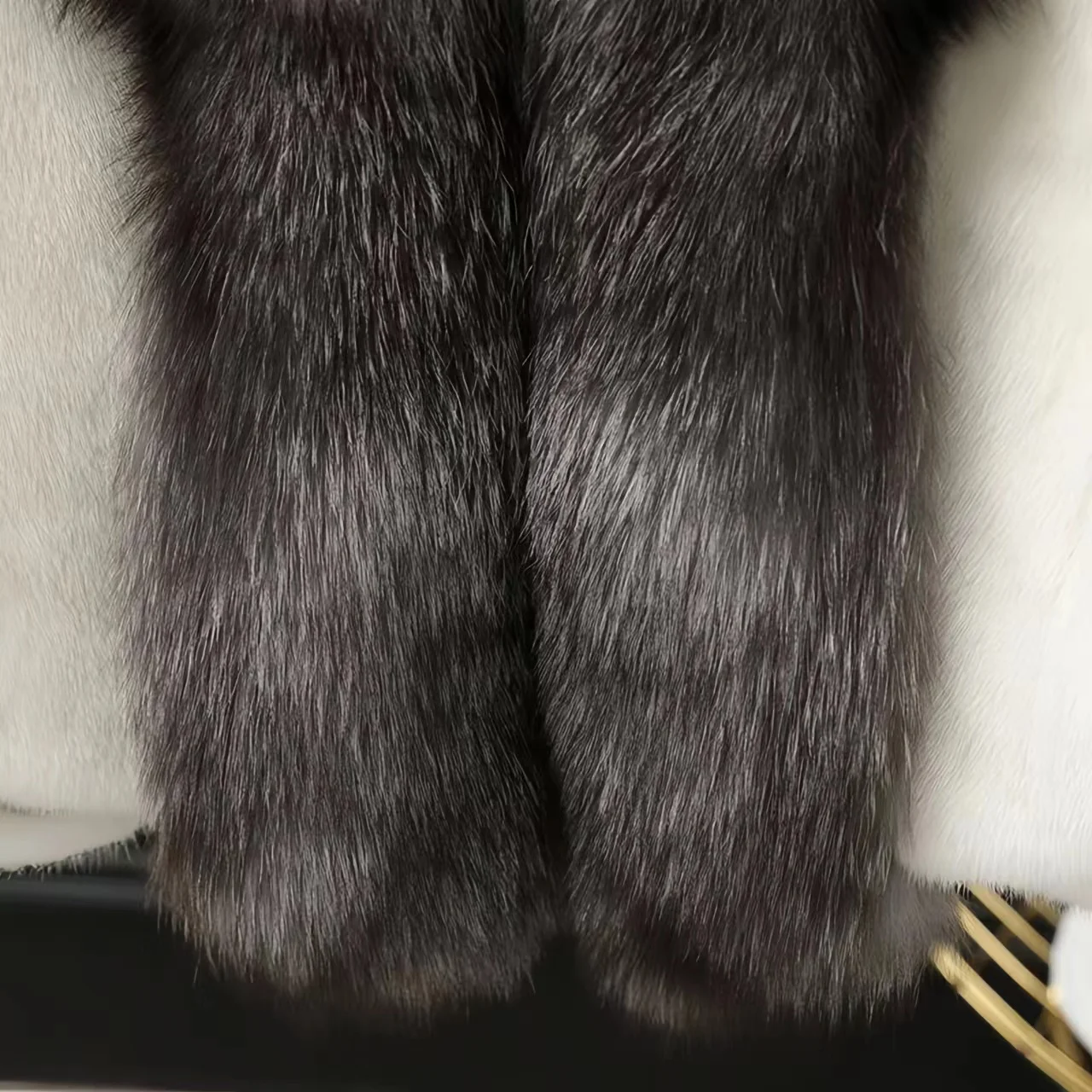 Faux Mink Fur Coats for Women, Fox Fur Collar Jacket,Female Loose Thicken Warm Clothes, Batwing Sleeve, High Quality, Winter