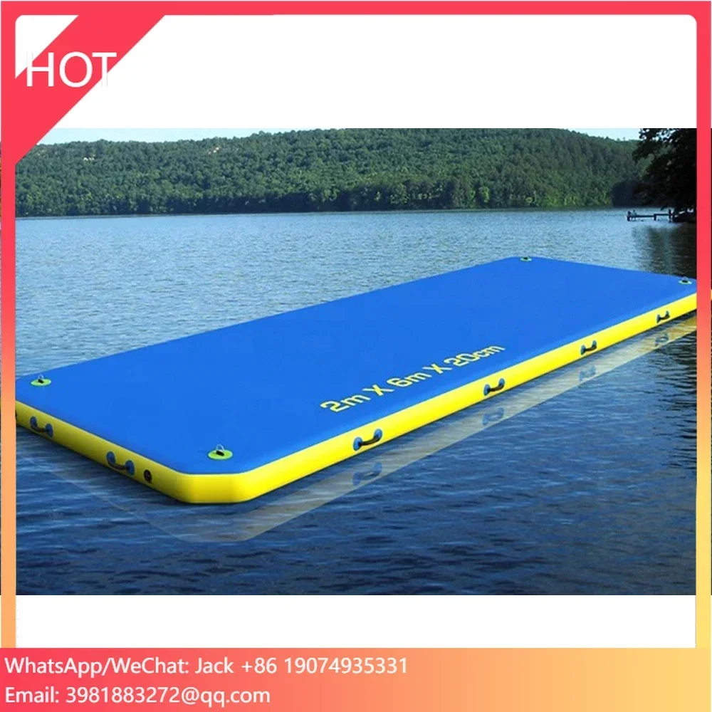 

Factory Price Inflatable Air Yoga Mat Water Floating Yoga Mat For Sale