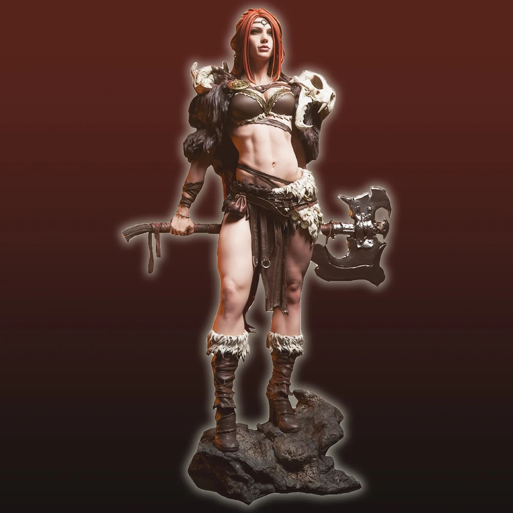 

1:18 Scale Fearless Warrioress Resin Figure Kit | Unpainted | Epic Fantasy Style | DIY Custom Model A883