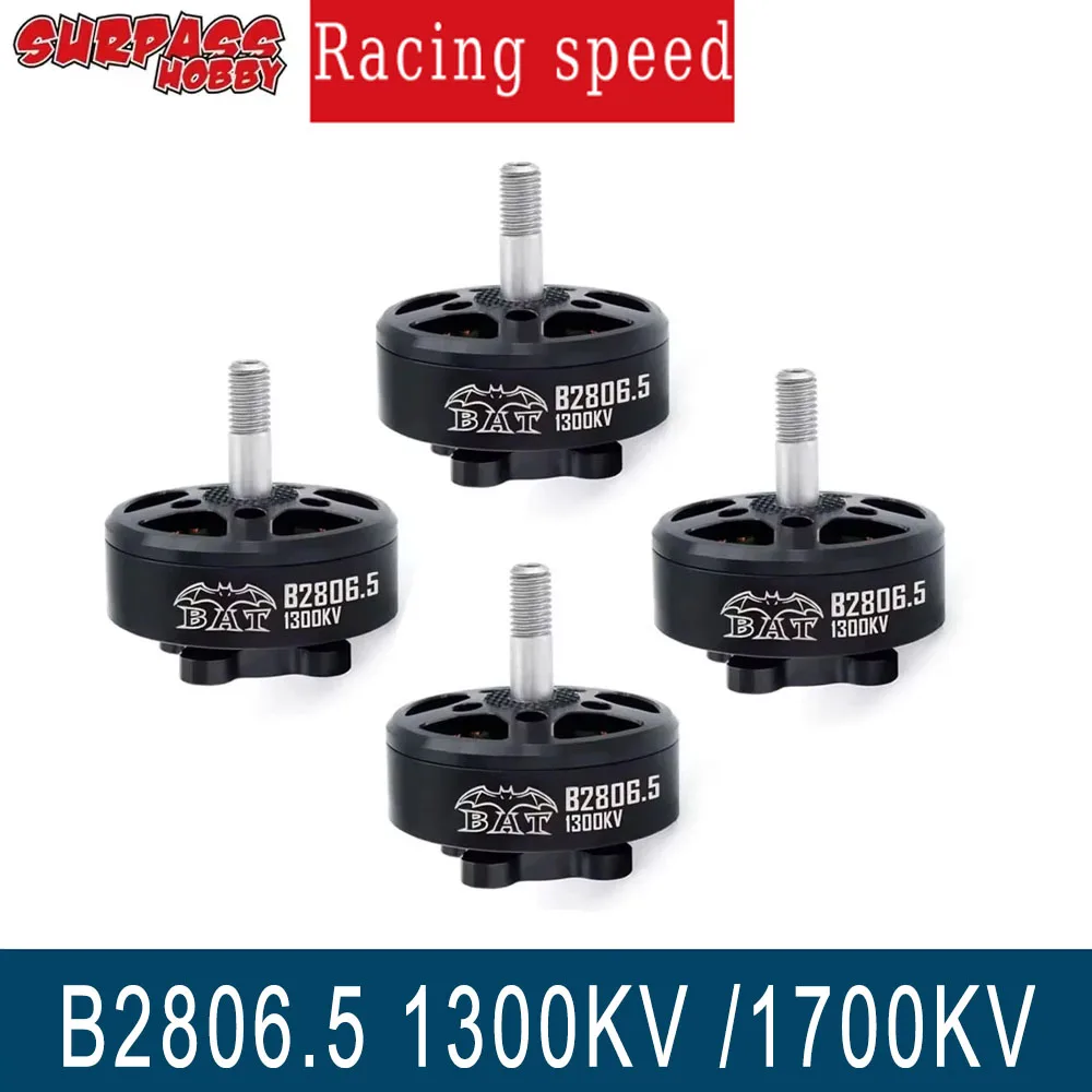 1300KV/1700KV Brushless Motor for FPV Drones | SURPASS HOBBY B2806.5 | 4-6S LiPo | 6-7inch Propeller Compatible