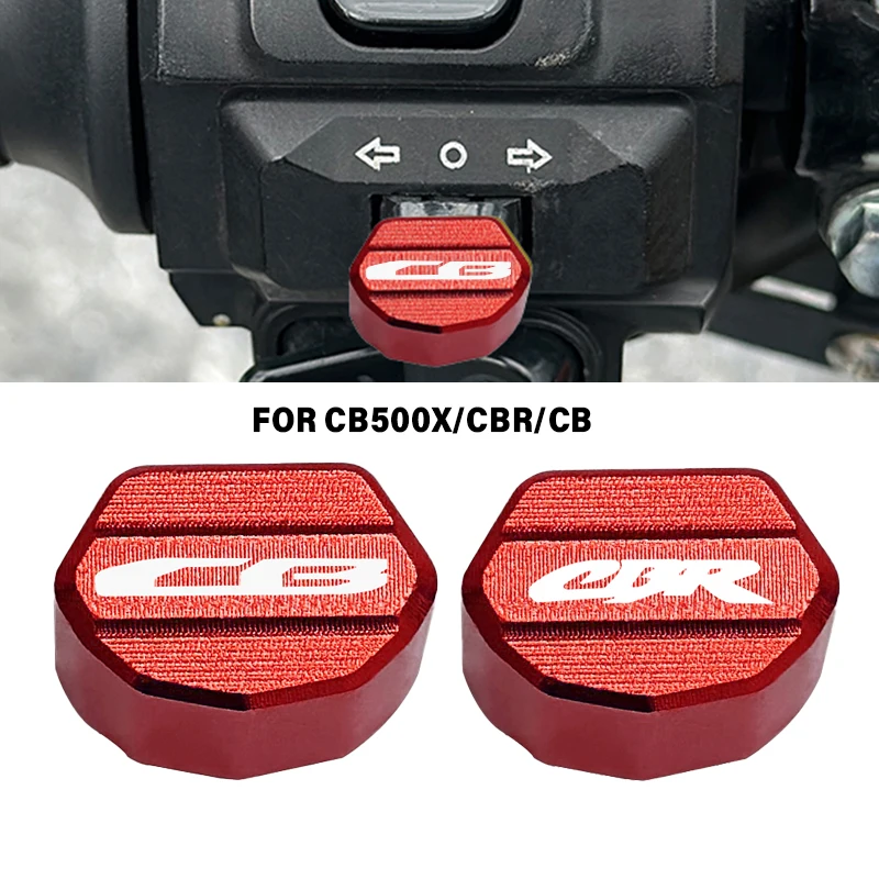 

For Honda CB500X CB500F CB400X CB650R CBR650R CBR 600RR 1000RR CBR650RR 900RR 954RR CNC Switch Button Turn Signal Key cap