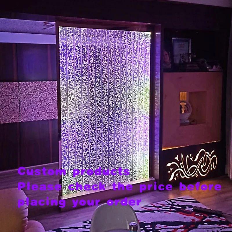 custom.Acrylic Material Contemporary Panel Room Partition LED Light Bubble Wall Screen Home Sensory Room Sea Life Feature