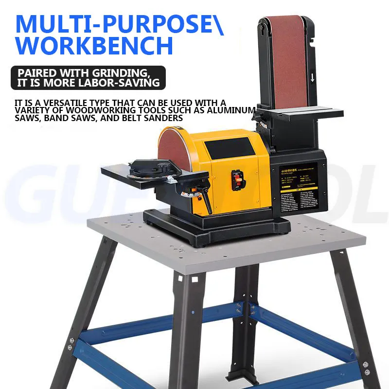 Macchina di levigatura elettrica senza spazzole,Macchina di levigatura abrasiva per lavorazione del legno da fai da te,Angolo regolabile 0-90°,Per disegno di profilo in PVC / plastica / ceramica / metallo / alluminio