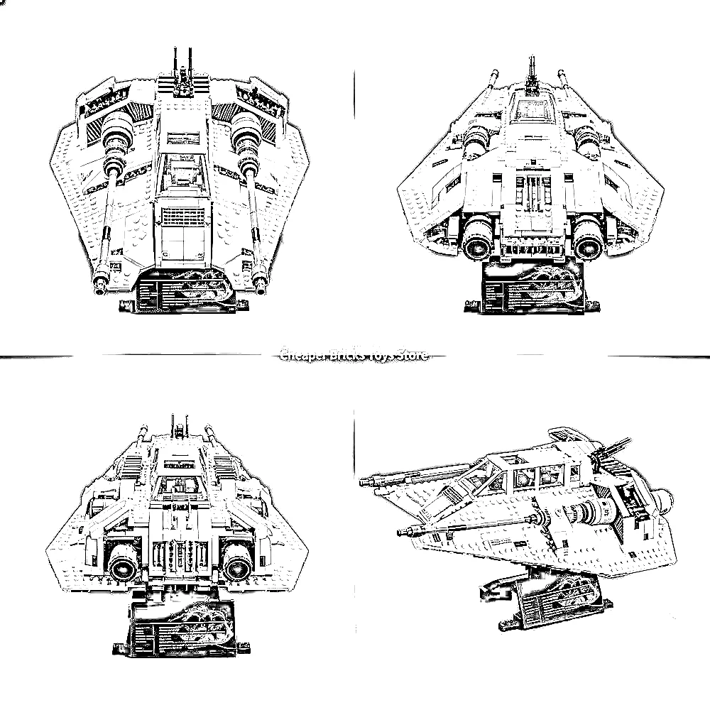 2026 IN-Stock Party Gifts Battle Equipment  Building Blocks Ornament Holiday Gift for Adults Friends 1703 pcs