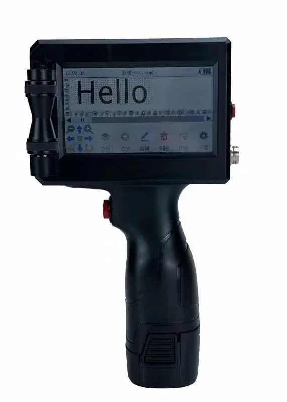 DH Cheap Price Industrial Batch Printing Machine Handheld Portable Thermal TIJ Inkjet Printer Provided Hot Product  12.7mm