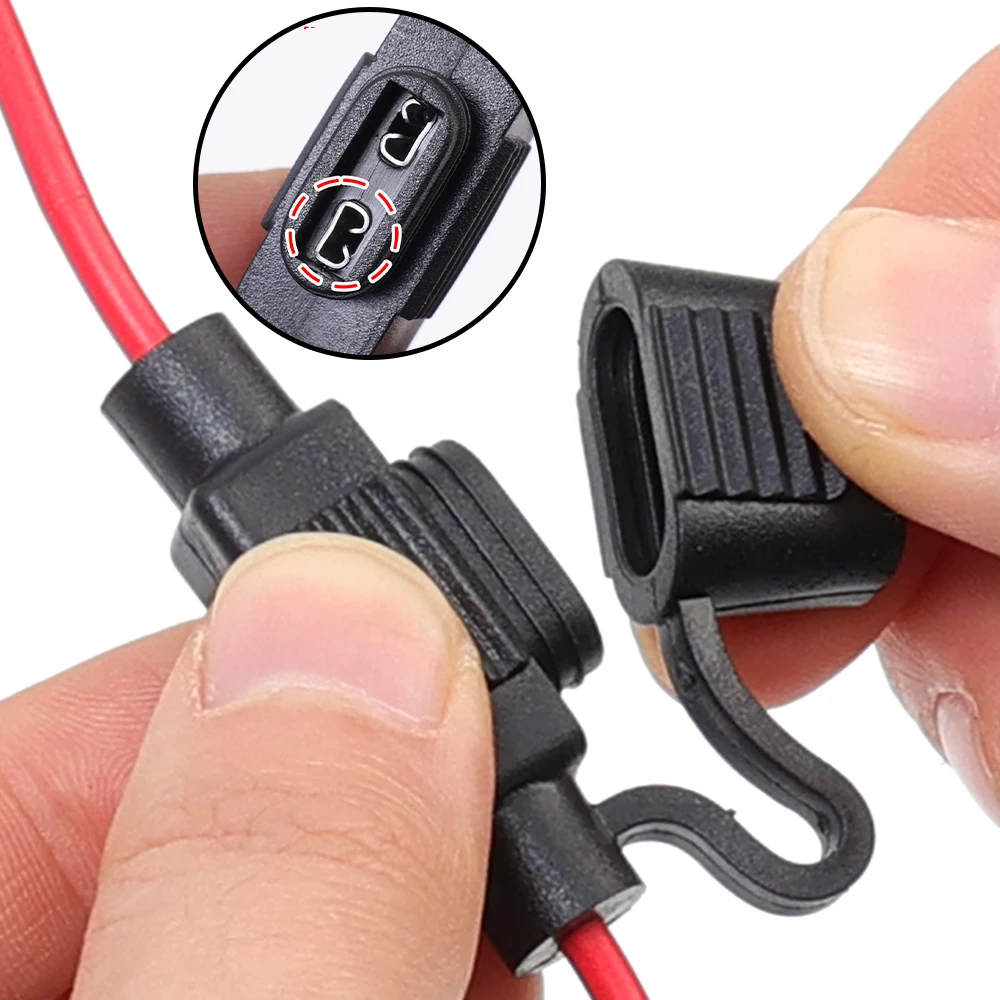 Adaptador de circuito adicional APM, Mini hoja Micro 12V, soporte para caja de fusibles de coche, adaptador ATM de seguro Motri, toma de fusible a prueba de agua, 5 uds.