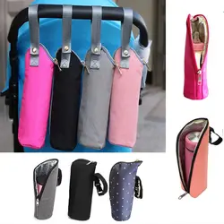 Travel Stroller Accessories Milk Bottle Thermal Bag Baby Bottles Holder Milk Warmer Insulation Bag Hanging Insulation Pouch