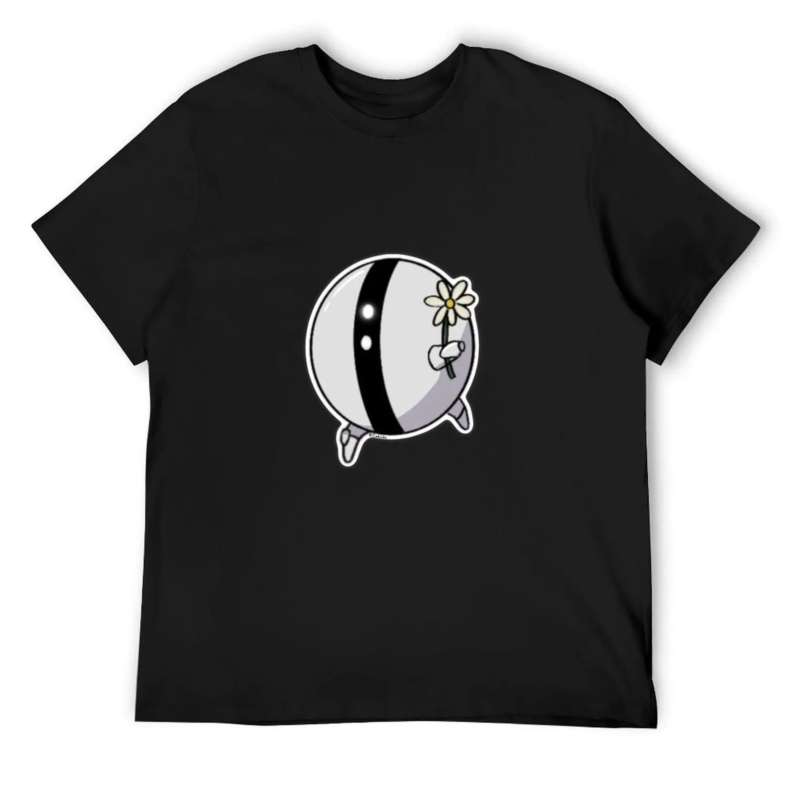 

One-one holding daisy T-Shirt cotton graphic tees new edition kawaii clothes mens fashion