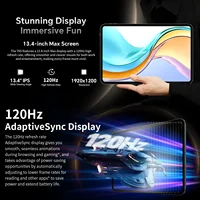 Teclast T65 Android 16 Tablet 13.4 Inch 1920X1200 120Hz T7280 8-Core Max 26GB RAM (6GB+20GB Expansion) 128GB ROM 4G LTE 8000mAh Type-C GPS 13MP Camera 7