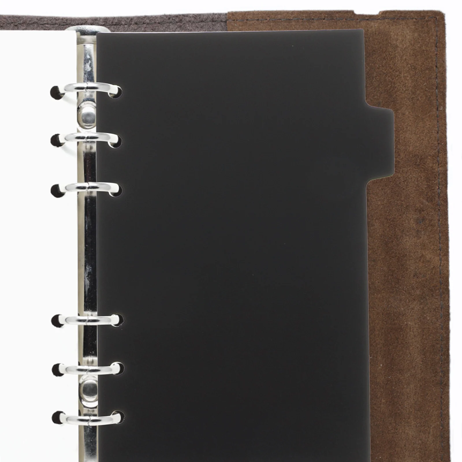 6 Sheets Plastic Binder Dividers for 6 Rings Notebook Indexing Page Tabs Organizer Supplies Binder Dividers Tabs for Binders