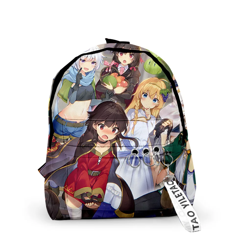 Youthful Blessings for a better world School Bags Notebook Backpacks 3D Print Oxford Waterproof Key Chain Small Travel Bags